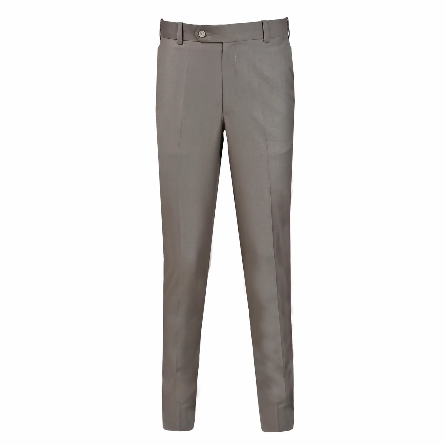 Beige Plain Smart Fit Formal Trouser