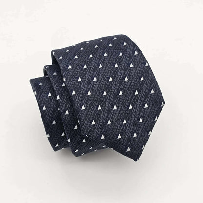 Black White Triangle Tie