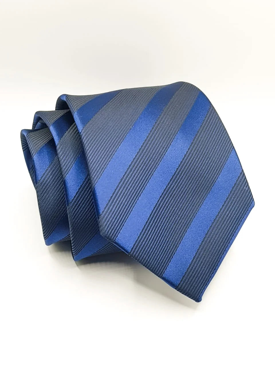 Blue Tie With Pocket Square