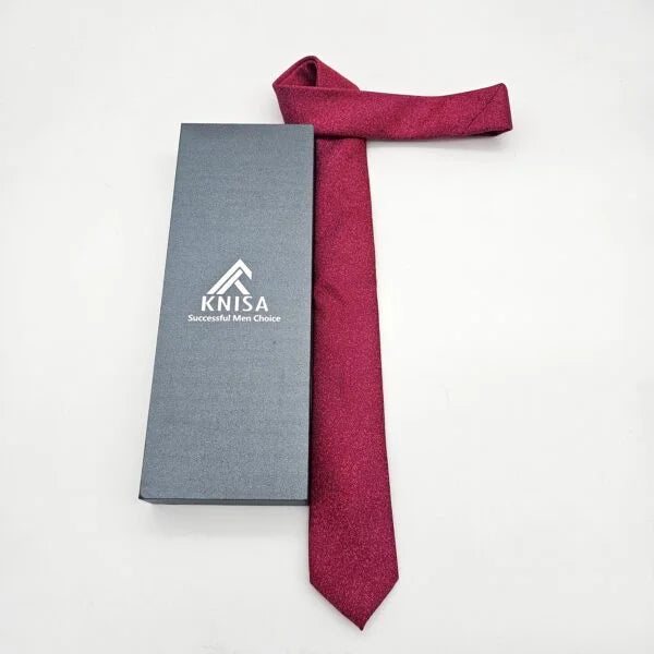 Cranberry Bog Tie