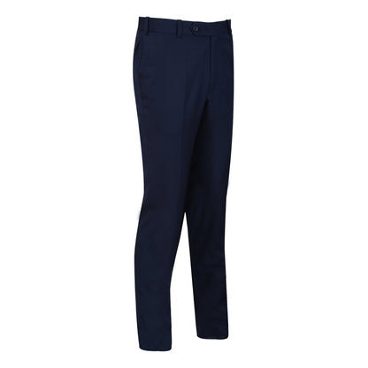 Dark Blue Plain Smart Fit Formal Trouser