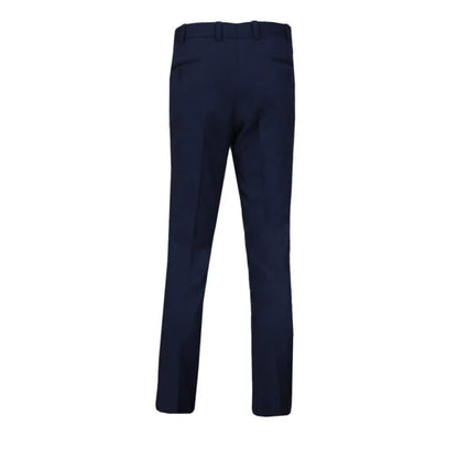 Dark Blue Plain Smart Fit Formal Trouser