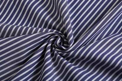 Dark Blue White Strip Shirt