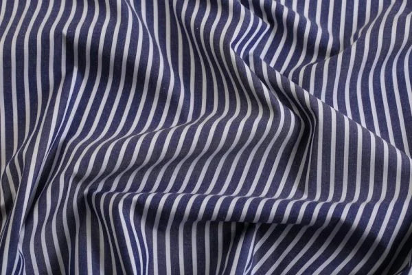 Dark Blue White Strip Shirt