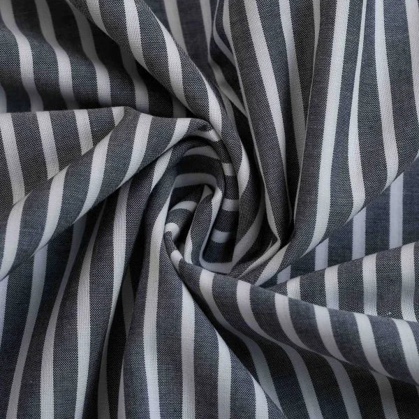 Dark Grey & White Strip Shirt