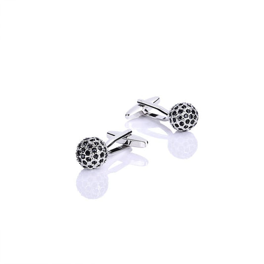 Twilight Reflection Crystal Ball Cufflinks