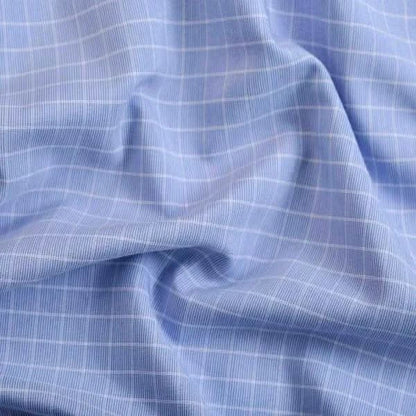 Oxford Blue Box Type Shirt - KNisa Premium Men's Fashion Brand
