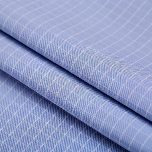 Oxford Blue Box Type Shirt - KNisa Premium Men's Fashion Brand
