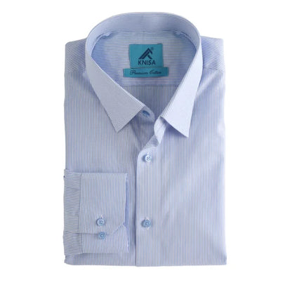 Oxford Blue White Pin Strip Shirt