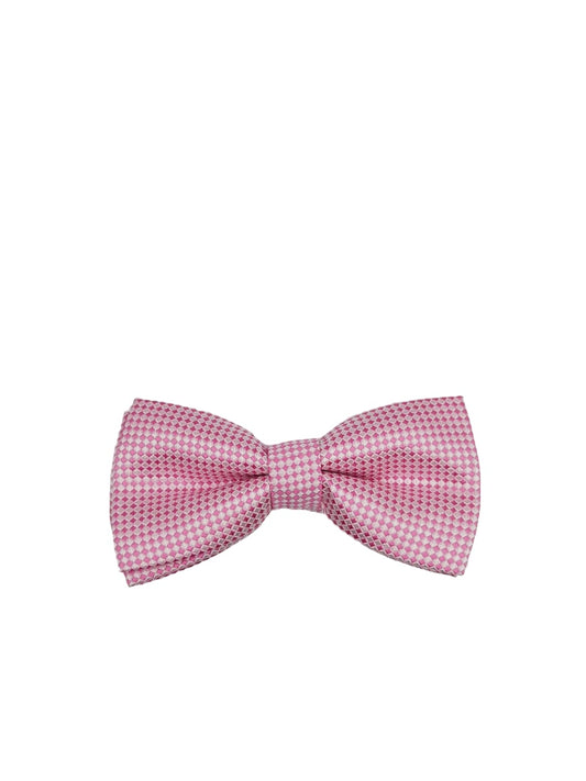 Pink Geometric Elegance Bow Tie