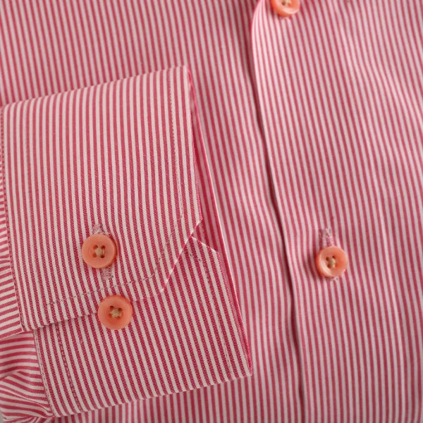 Pink White Pin Strip Shirt