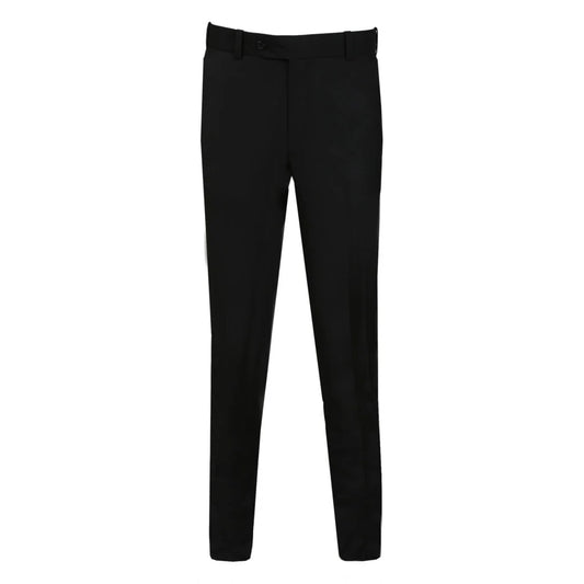 Black Plain Smart Fit Formal Trouser