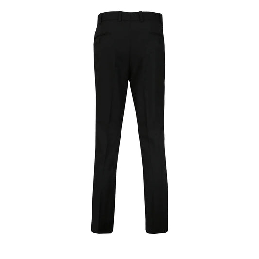 Black Plain Smart Fit Formal Trouser