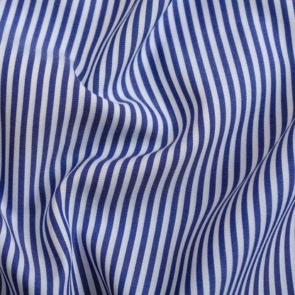 Royal Blue White Strip Shirt