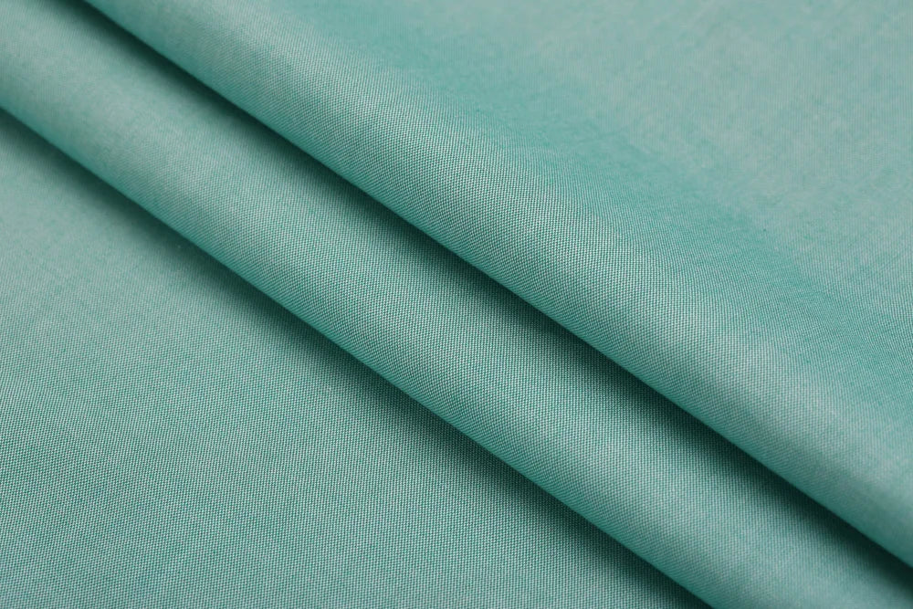 Sea Green Plain Crispy Soft Shirt