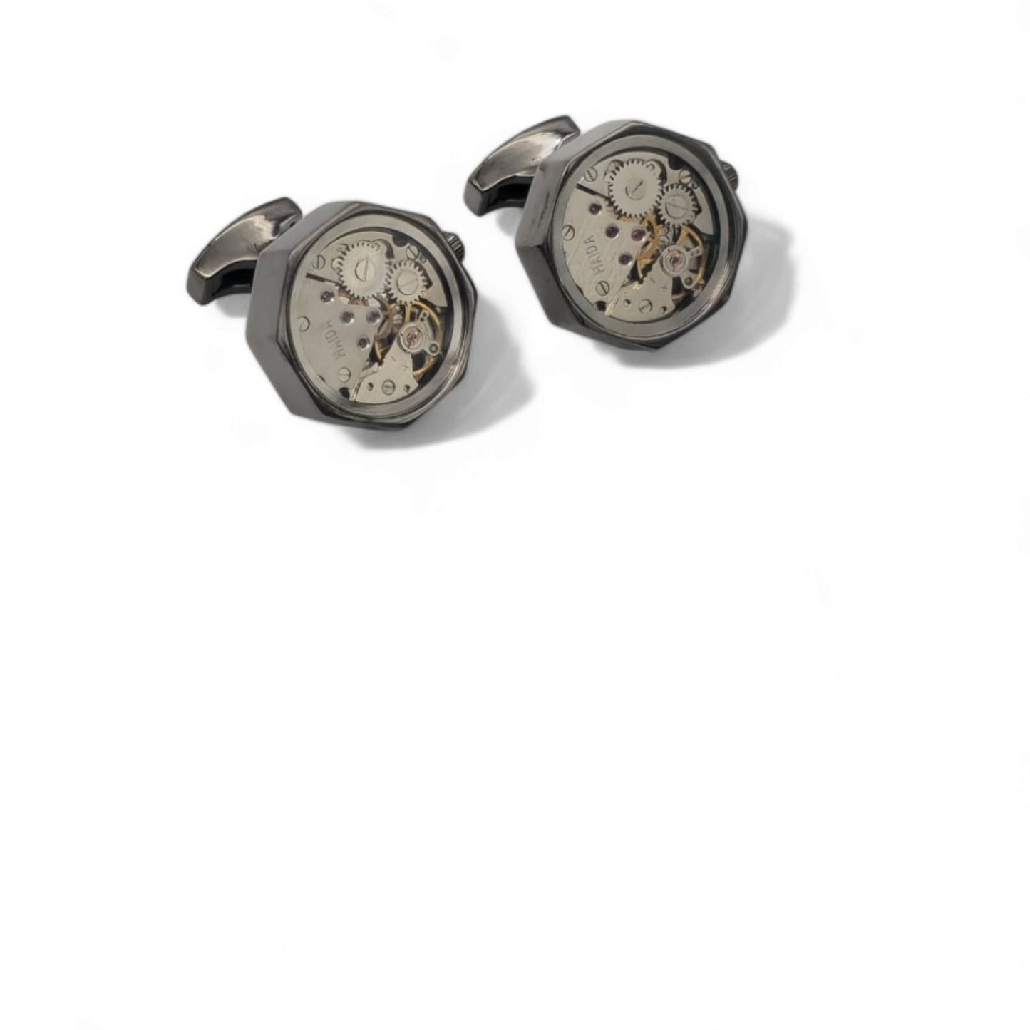 Grey & Silver Hour Cufflinks