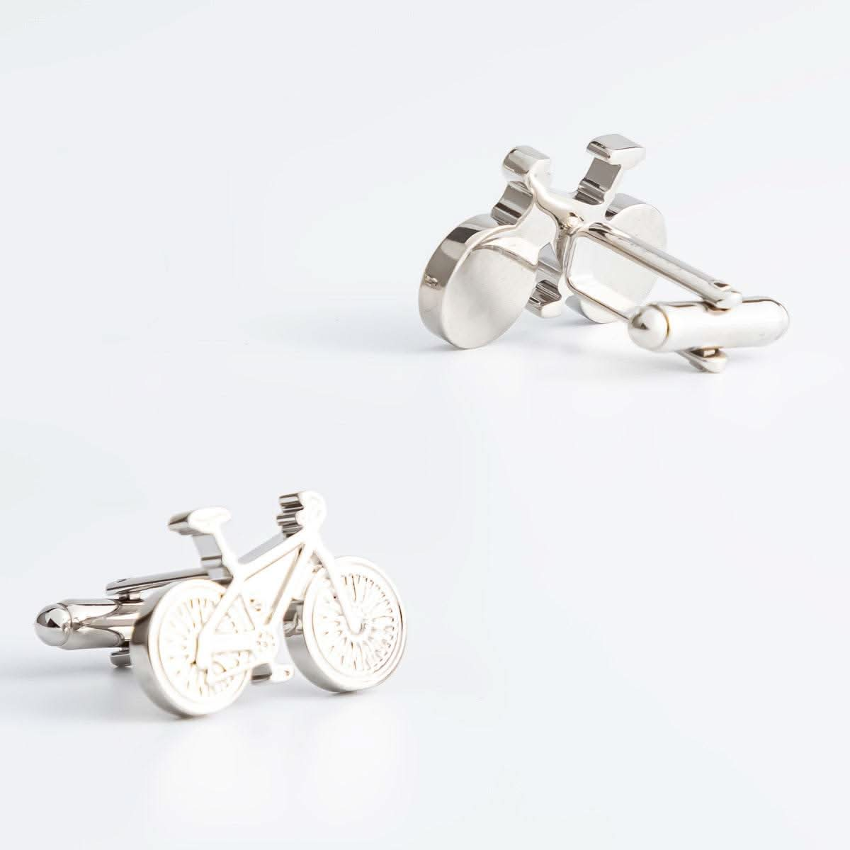 Cyclist's Charm Premium Metal Cufflinks - KNisa Premium Men's Fashion Brand