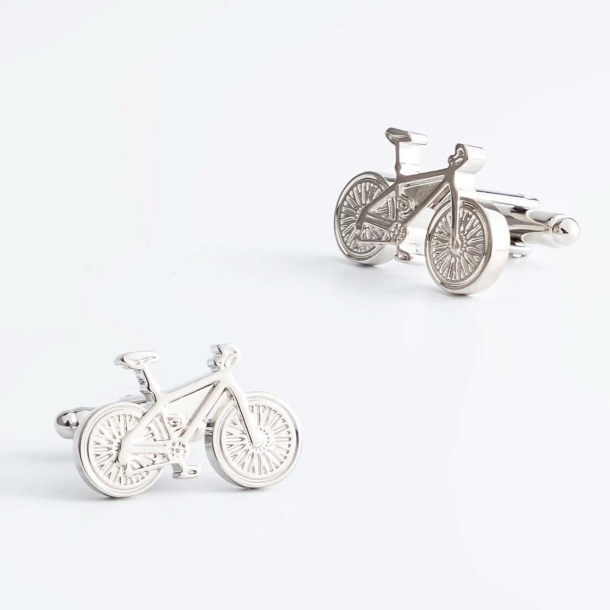 Cyclist's Charm Premium Metal Cufflinks - KNisa Premium Men's Fashion Brand