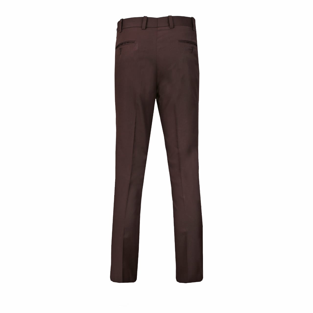 Chocolate Brown Plain Smart Fit Formal Trouser