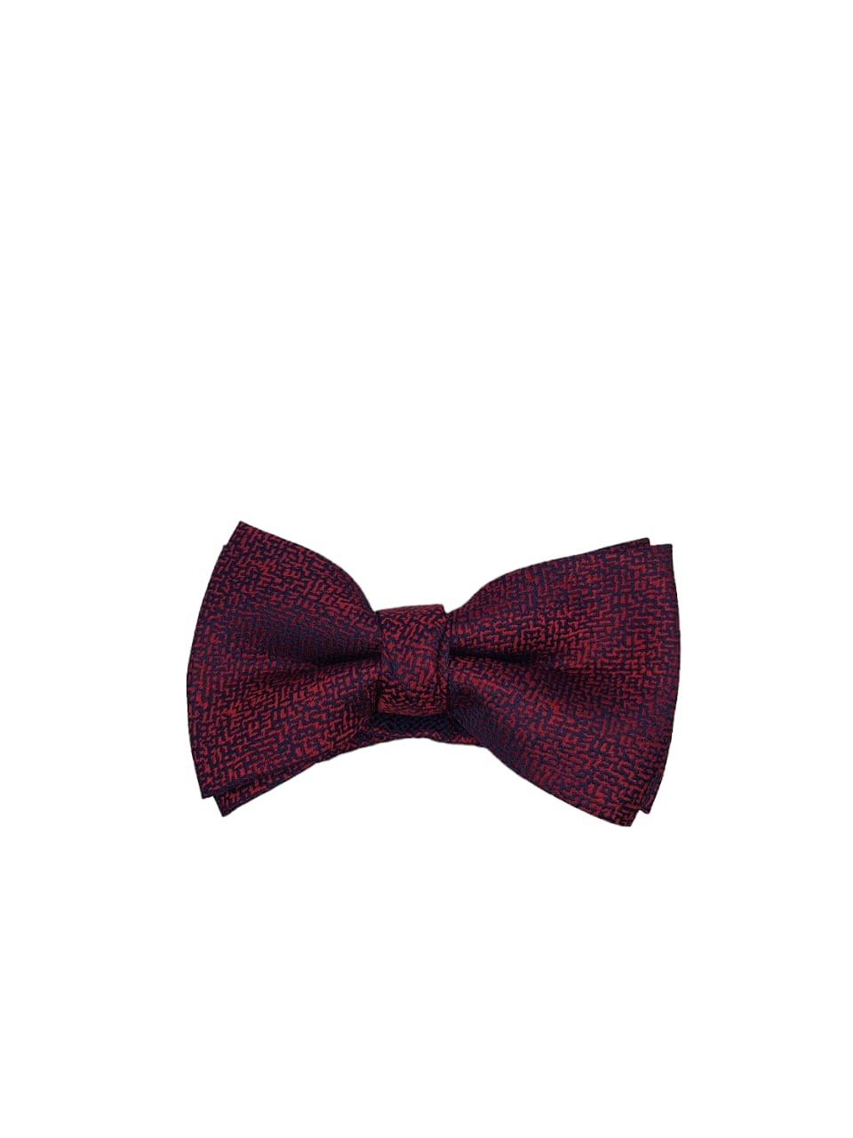 rimson Geometric Elegance Bow Tie